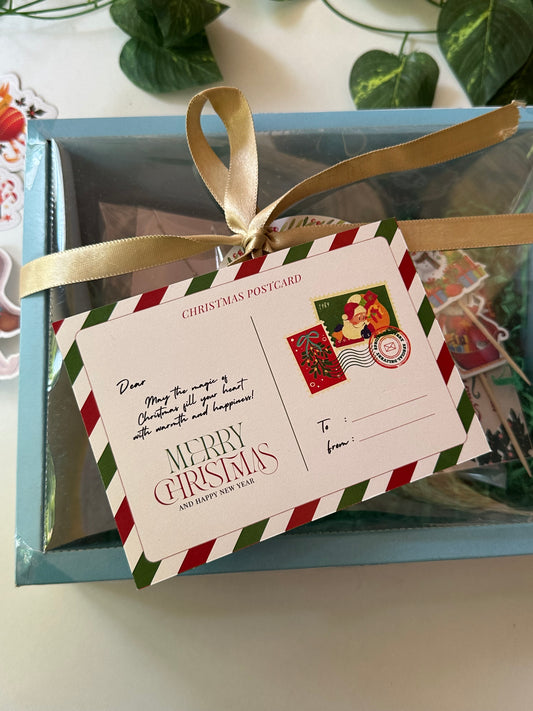 Christmas gift hamper (blue)