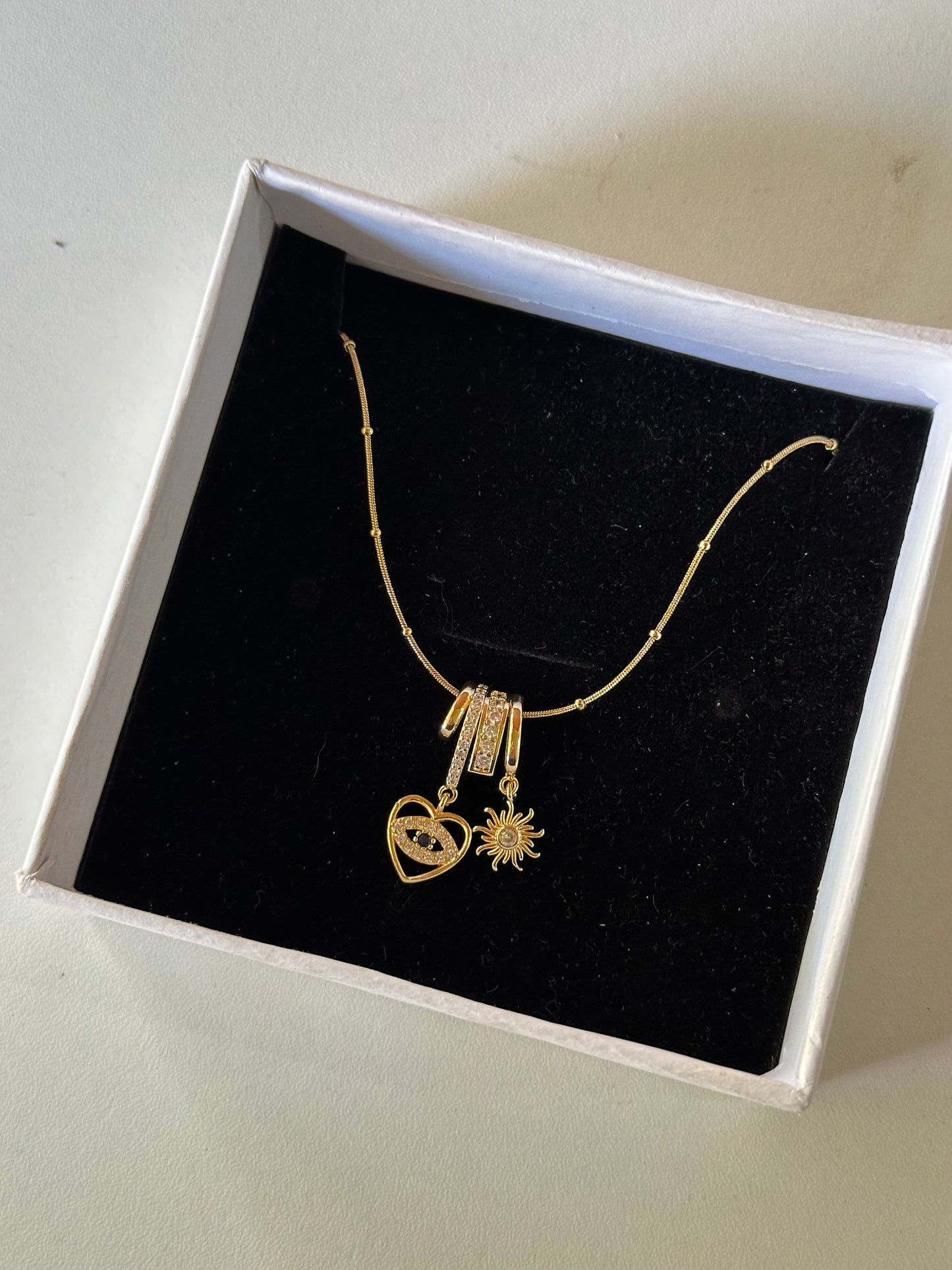 Heart charms pendant