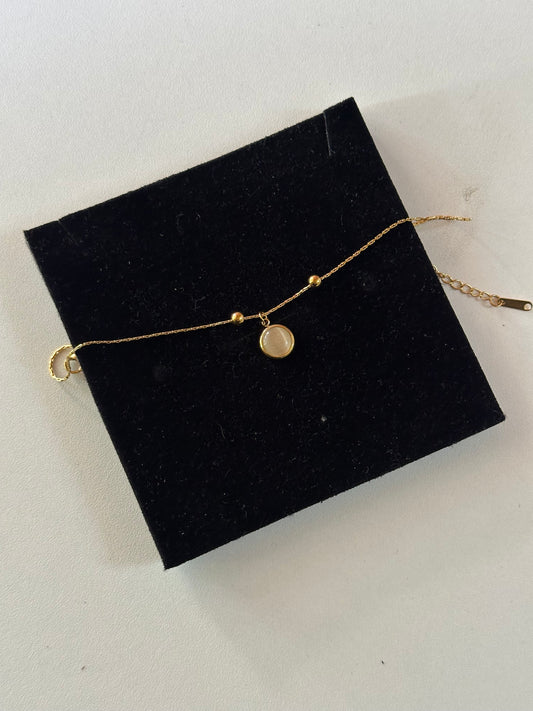 Moonbeam anklet