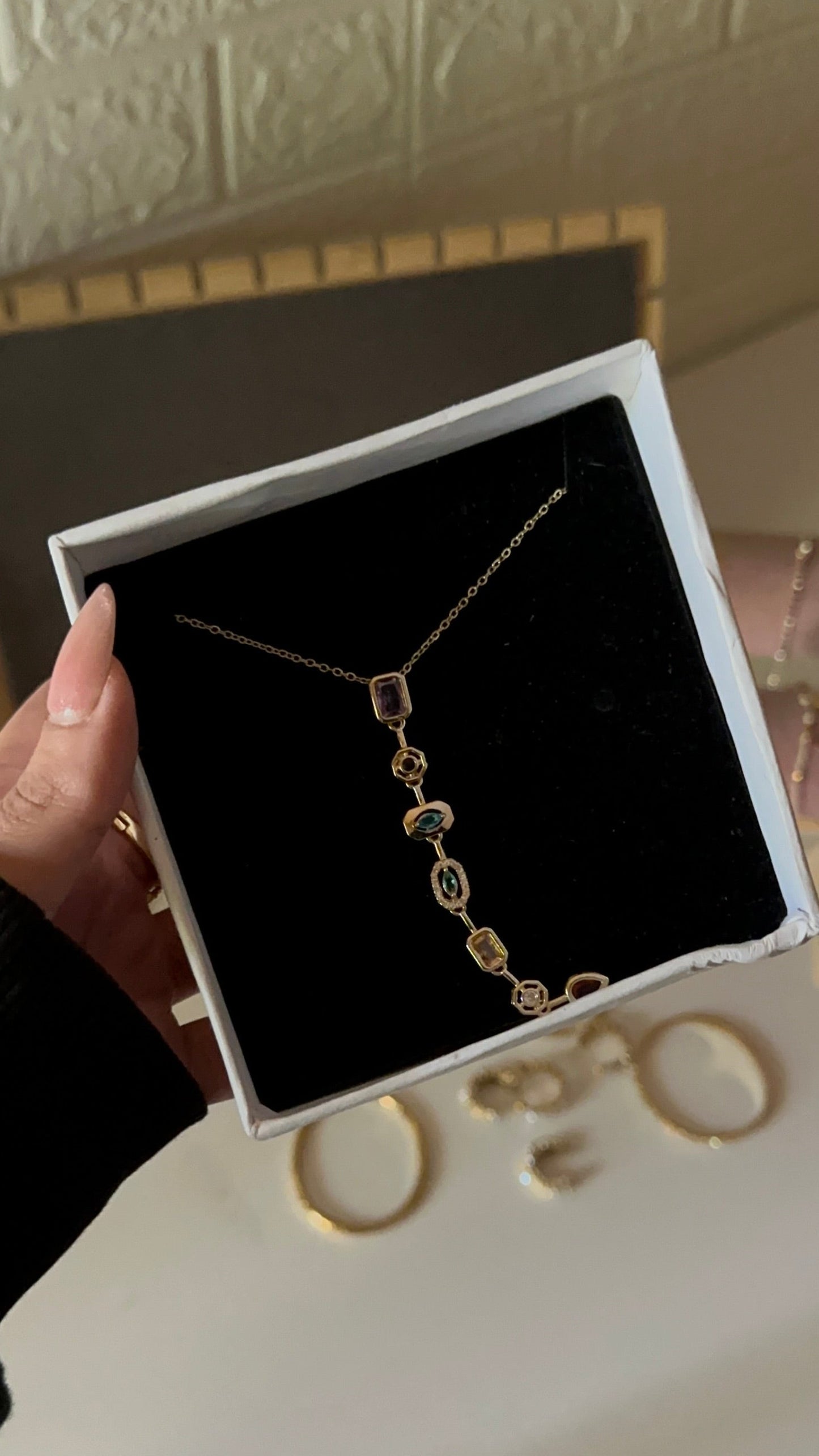 Viral Y multi necklace