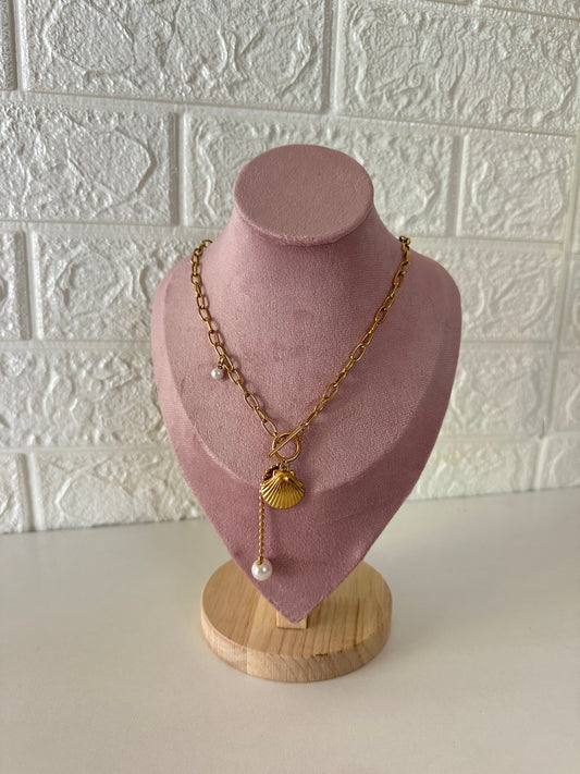 Beach shell charms pendant