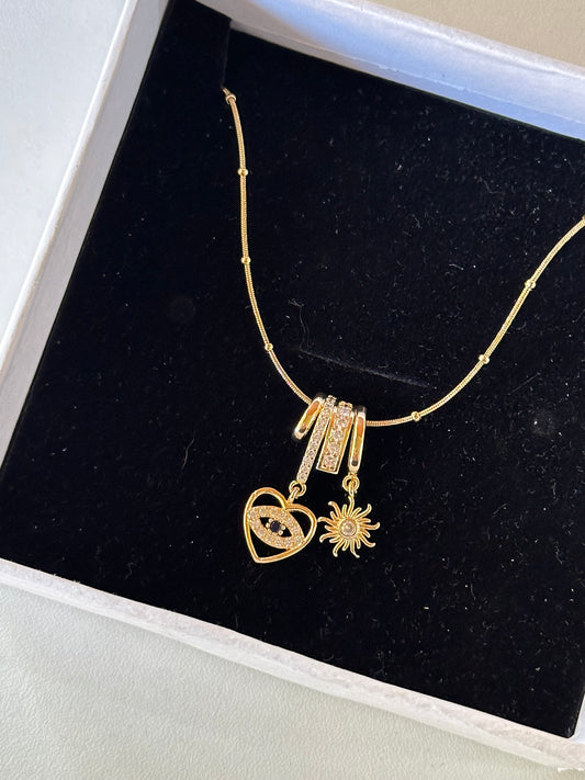 Heart charms pendant