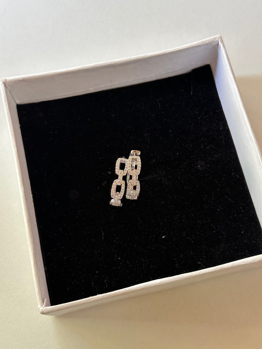 Silver earrings