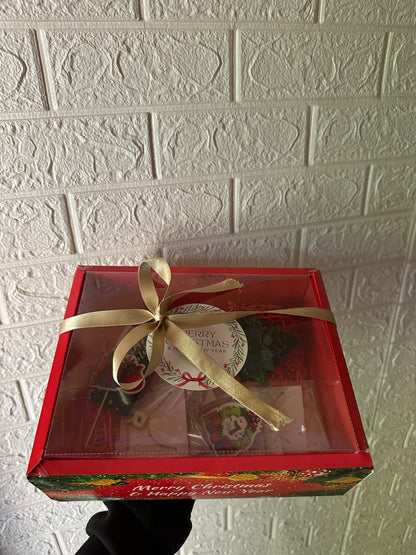 Christmas gift hamper (red)