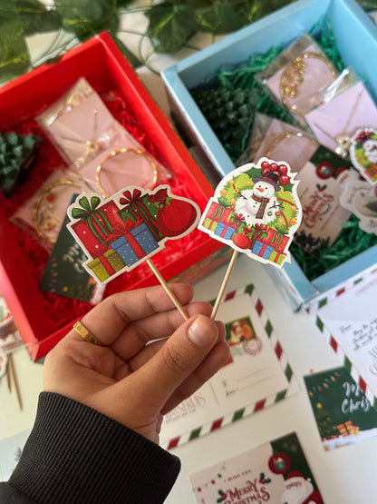 Christmas gift hamper (blue)