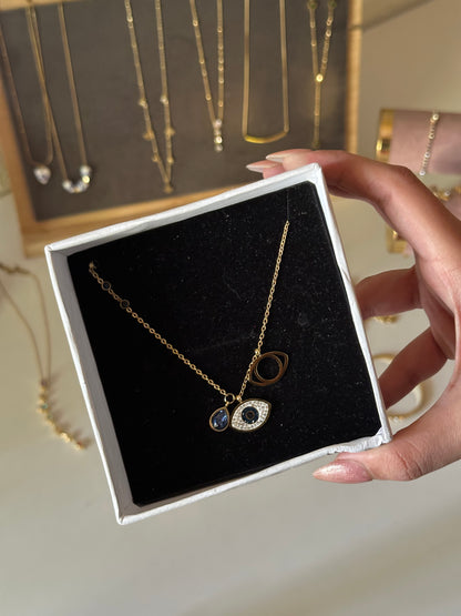 Evil eye necklace