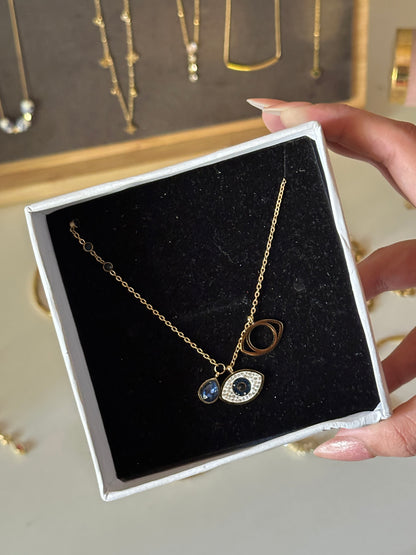 Evil eye necklace