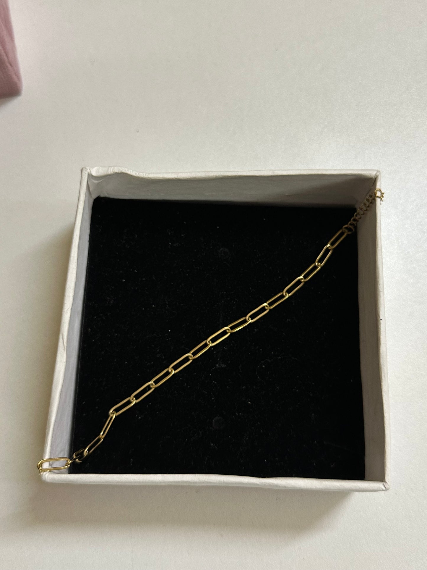 Layering link bracelet