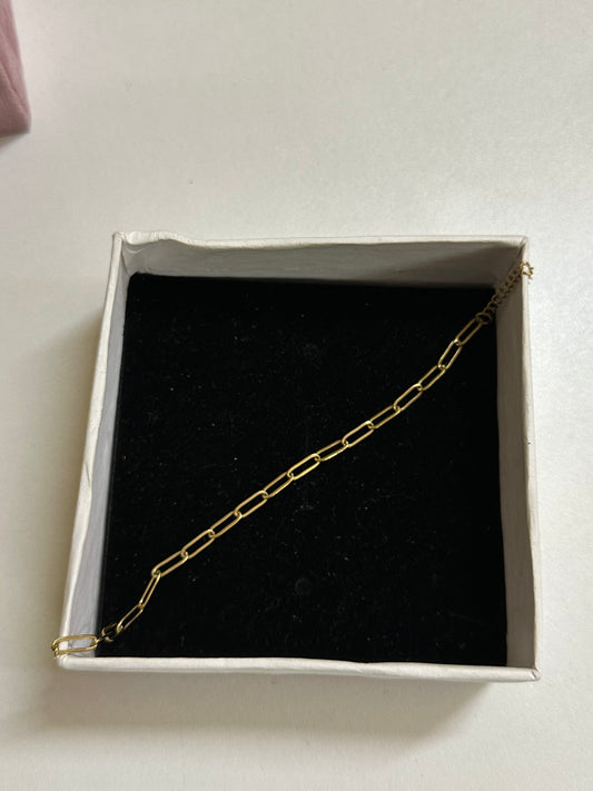 Layering link bracelet