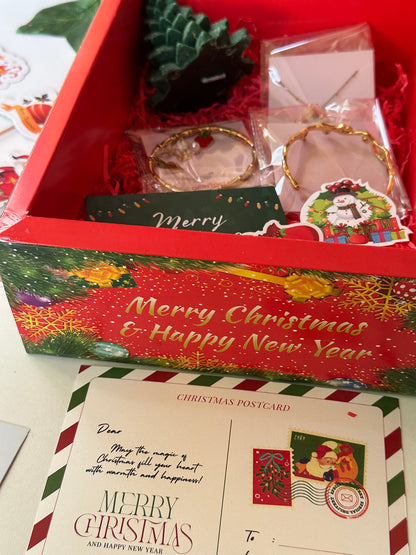 Christmas gift hamper (red)