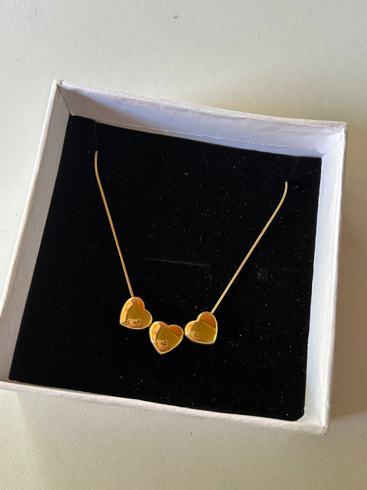 3 heart pendant