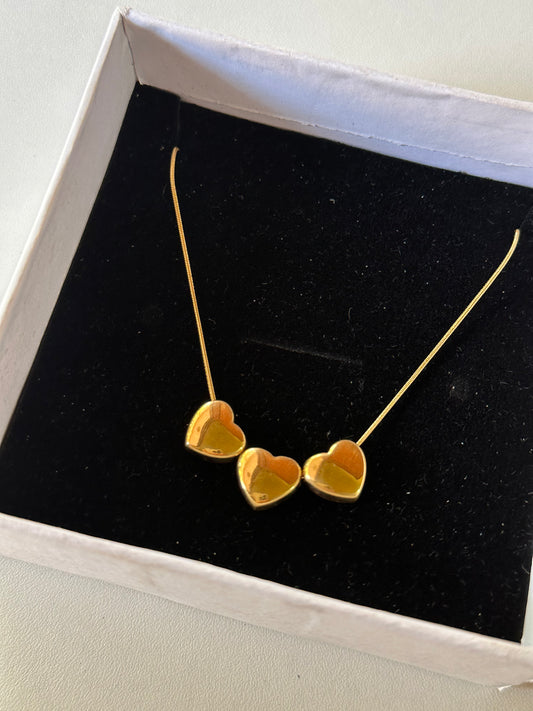 3 heart pendant