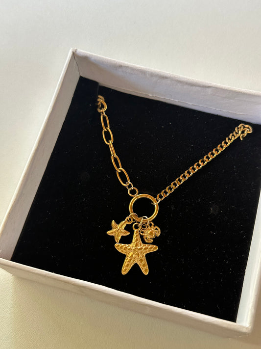 Beach stars pendant