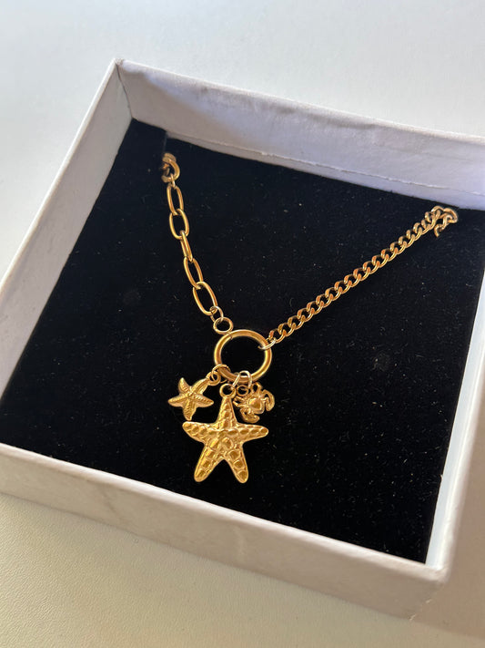 Beach stars pendant