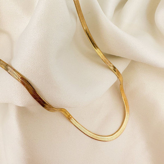Gold snake chain