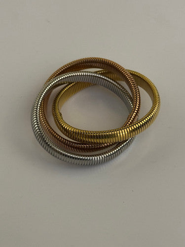 3 layer snake bracelet